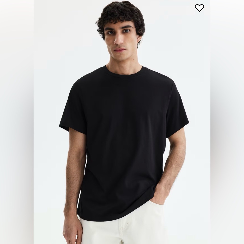 (SOLD) H&M Black T Shirt Unisex Size Medium Oversized Fit Coupe